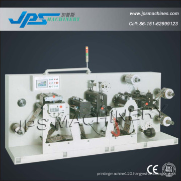 Jps-320s Self-Adhesive Preprinted Label Intermittent Slitting & Rotary Die Cutting Machine